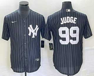 Men's New York Yankees #99 Aaron Judge Black Pinstripe Cool Base Stitched Baseball Jersey,We sell and wholesale Men's New York Yankees #99 Aaron Judge Black Pinstripe Cool Base Stitched Baseball Jersey on line form chian!